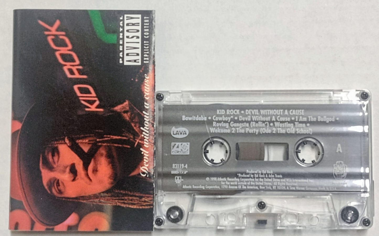 Kid Rock - “Devil Without A Cause” - CASSETTE TAPE VG/VG+