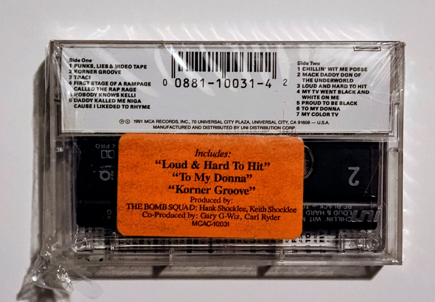 Young Black Teenagers - "Young Black Teenagers" - CASSETTE TAPE VG+/M (Sealed; broken seal; cracked case)
