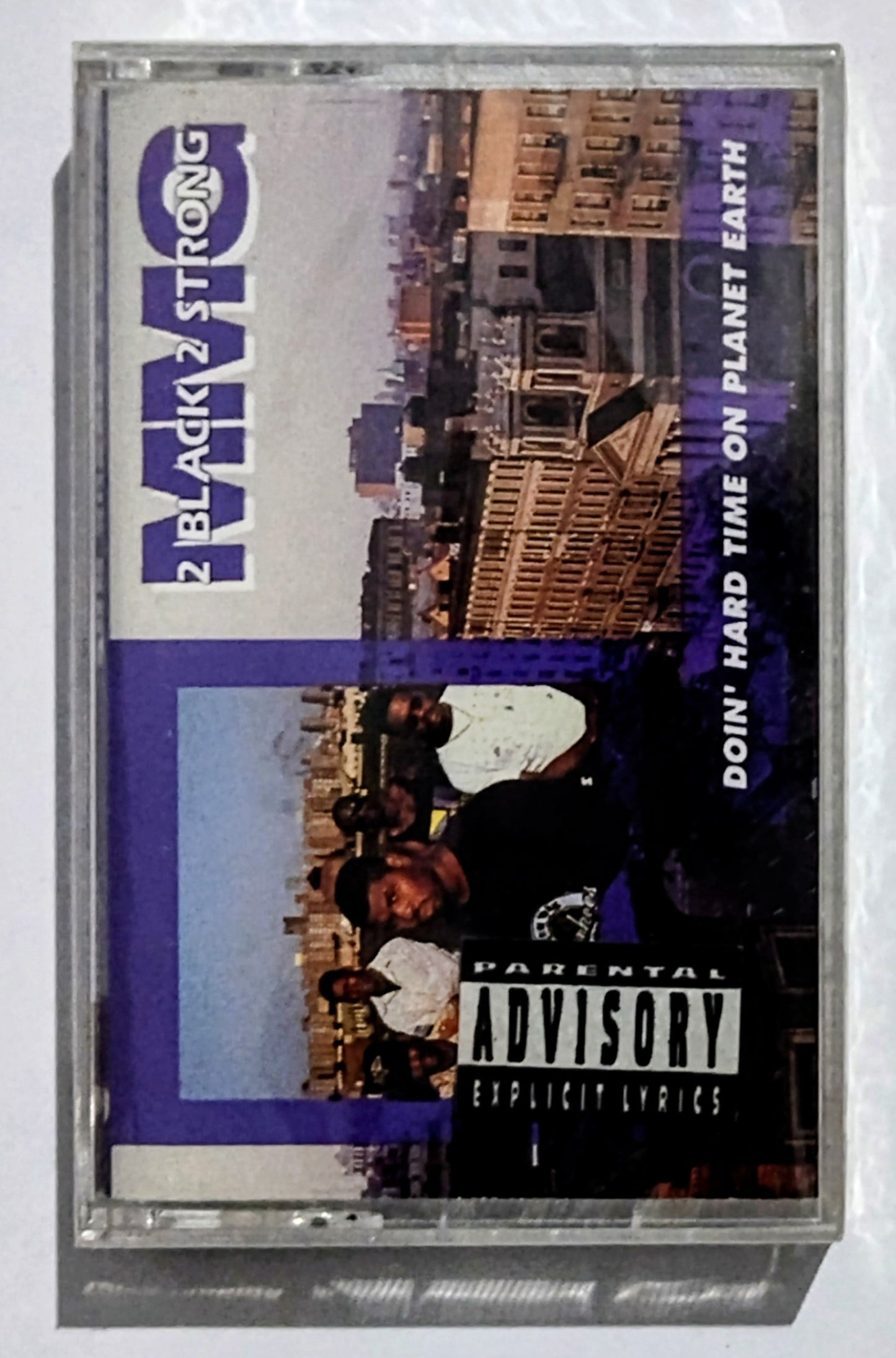 2 Black 2 Strong MMG - “Doin’ Hard Time On Planet Earth” - CASSETTE TAPE NM/M (Sealed; crack on back of case) [New York, NY]