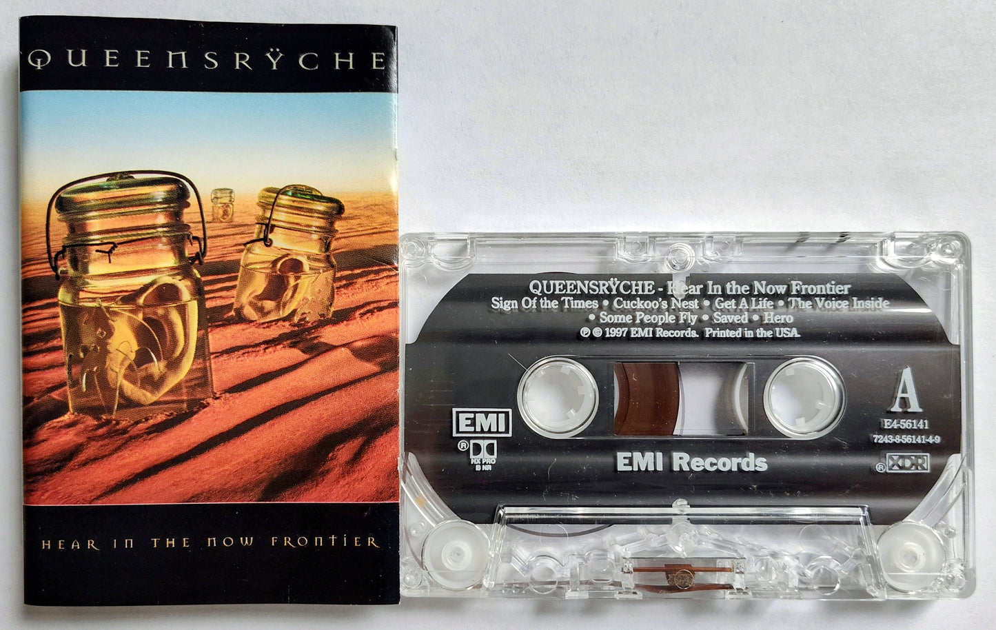 Queensryche - “Hear In The Now Frontier” - CASSETTE TAPE VG+/VG+