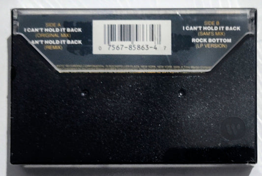 K-Solo - “I Can’t Hold It Back” - CASSETTE TAPE (Maxi Single) NM/M (Sealed with 1 mm hole in cellophane) [Brentwood, NY]