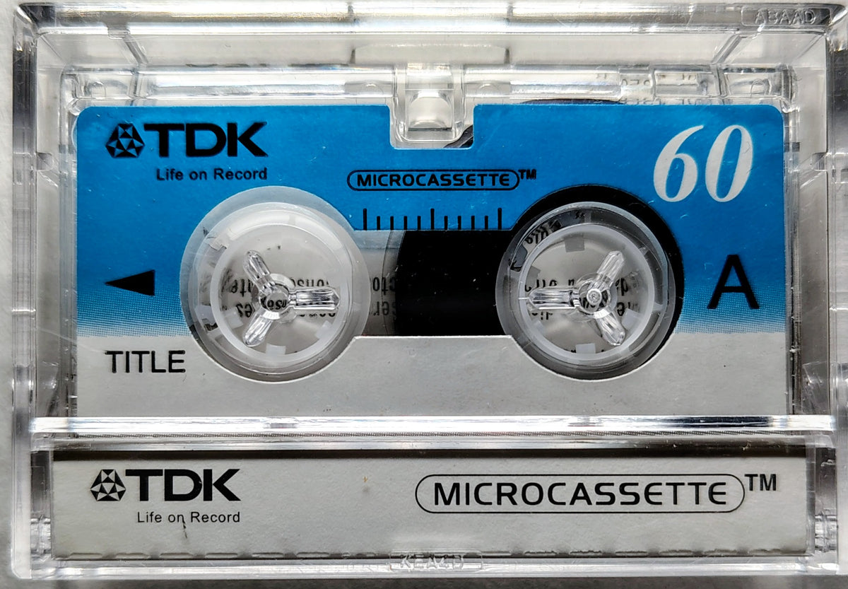 Blank - TDK 60-Minute Microcassette (New)