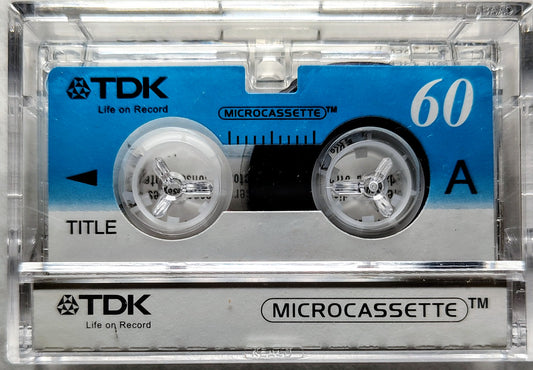 Blank - TDK 60-Minute Microcassette (New)