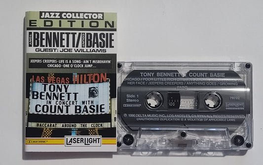Count Basie + Tony Bennett - "Tony Bennett In Concert With Count Basie" - CASSETTE TAPE (DOLBY Stereo) VG+/VG+