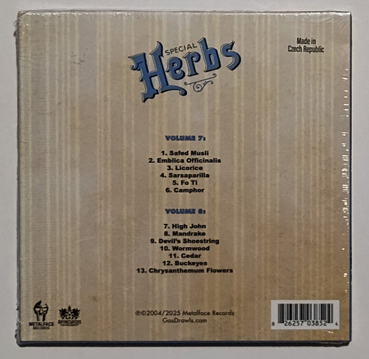 MF DOOM - "Metal Fingers Presents: Special Herbs Vols 7 & 8" - INDIE COMPACT DISC M/M (Sealed)