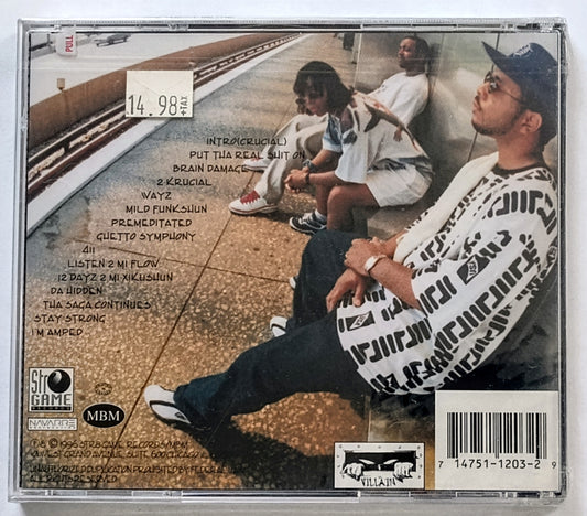 Villain - “Ghetto Symphony” - COMPACT DISC M/M (Sealed; cellophane is slightly loose on bottom left)