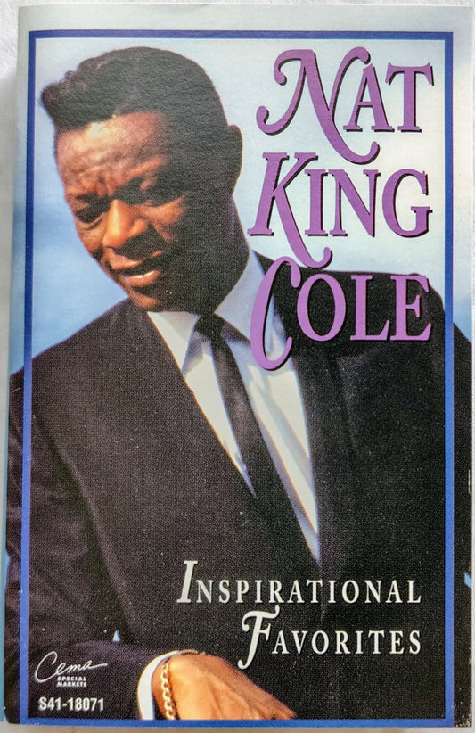 Nat King Cole - "Inspirational Favorites" - CASSETTE TAPE VG+/VG+