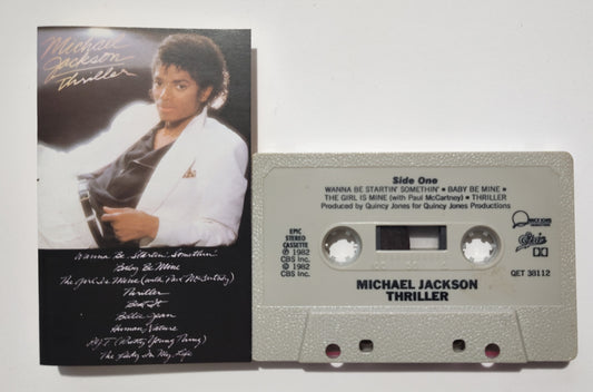 Michael Jackson - "Thriller" - CASSETTE TAPE (DOLBY) VG+/VG+