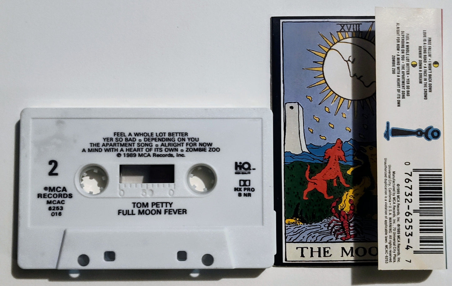 Tom Petty - "Full Moon Fever" - CASSETTE TAPE (DOLBY HX PRO B NR) VG+/VG+