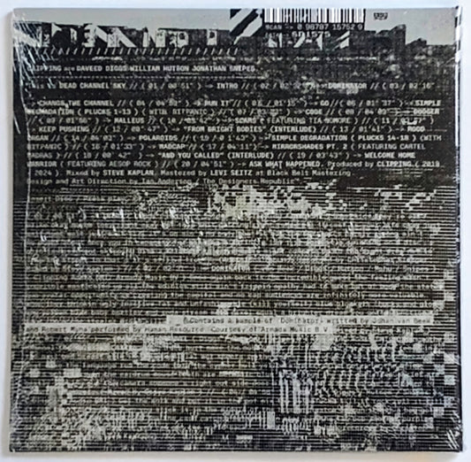Clipping - “Dead Channel Sky” - INDIE COMPACT DISC M/M (Sealed)