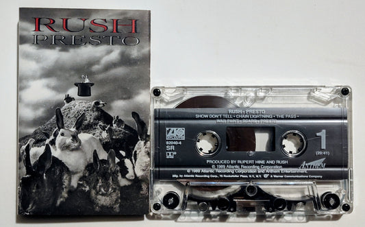 Rush - "Presto" - CASSETTE TAPE VG+/VG+