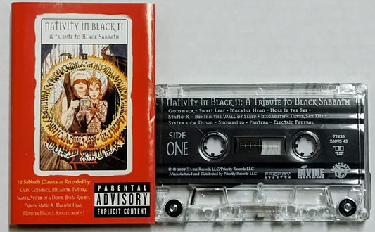 Various Artists - “Nativity In Black II” A Tribute To Black Sabbath” - CASSETTE TAPE VG+/VG+