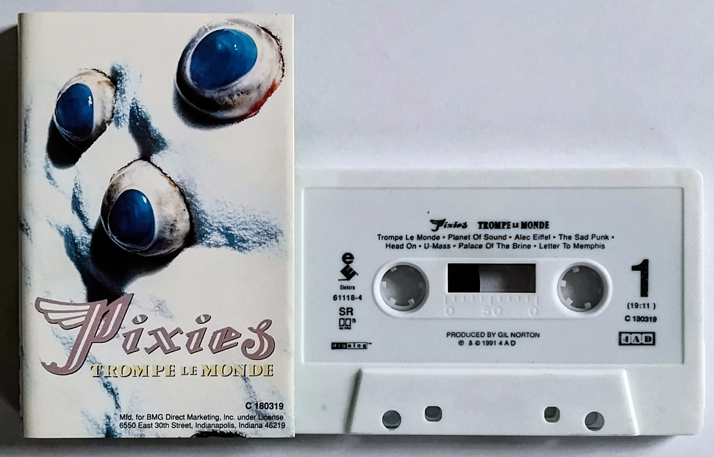 Pixies - “Trompe Le Monde” - INDIE CASSETTE TAPE (BMG) VG/VG+ *🚨*