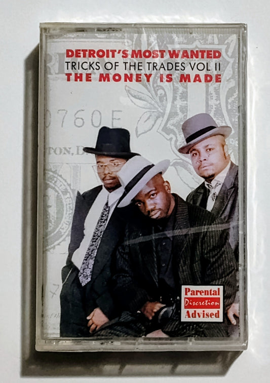 Detroit's Most Wanted - "Tricks Of The Trades Vol. II - The Money Is Made" - CASSETTE TAPE M/M (Sealed)