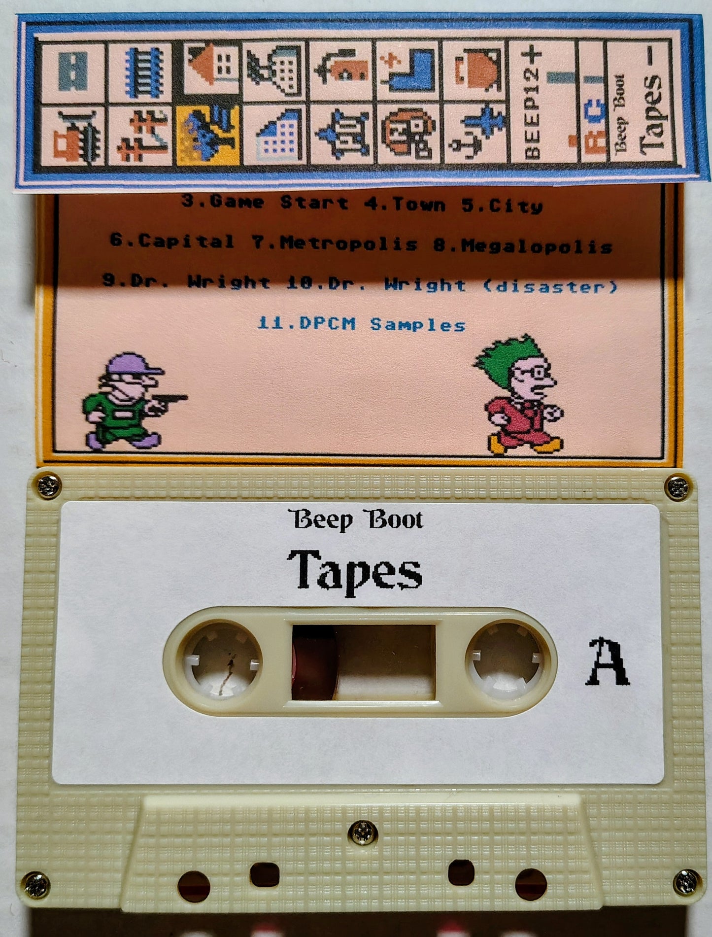 Sim City Soundtrack - "Create and Manage a Living City!" - INDIE CASSETTE TAPE NM/NM