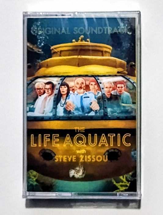 Various Artists - "The Life Aquatic With Steve Zissou Soundtrack" - CASSETTE TAPE (Italy; "Fan Club" Tape) M/M (Sealed/not cracked-bad picture)