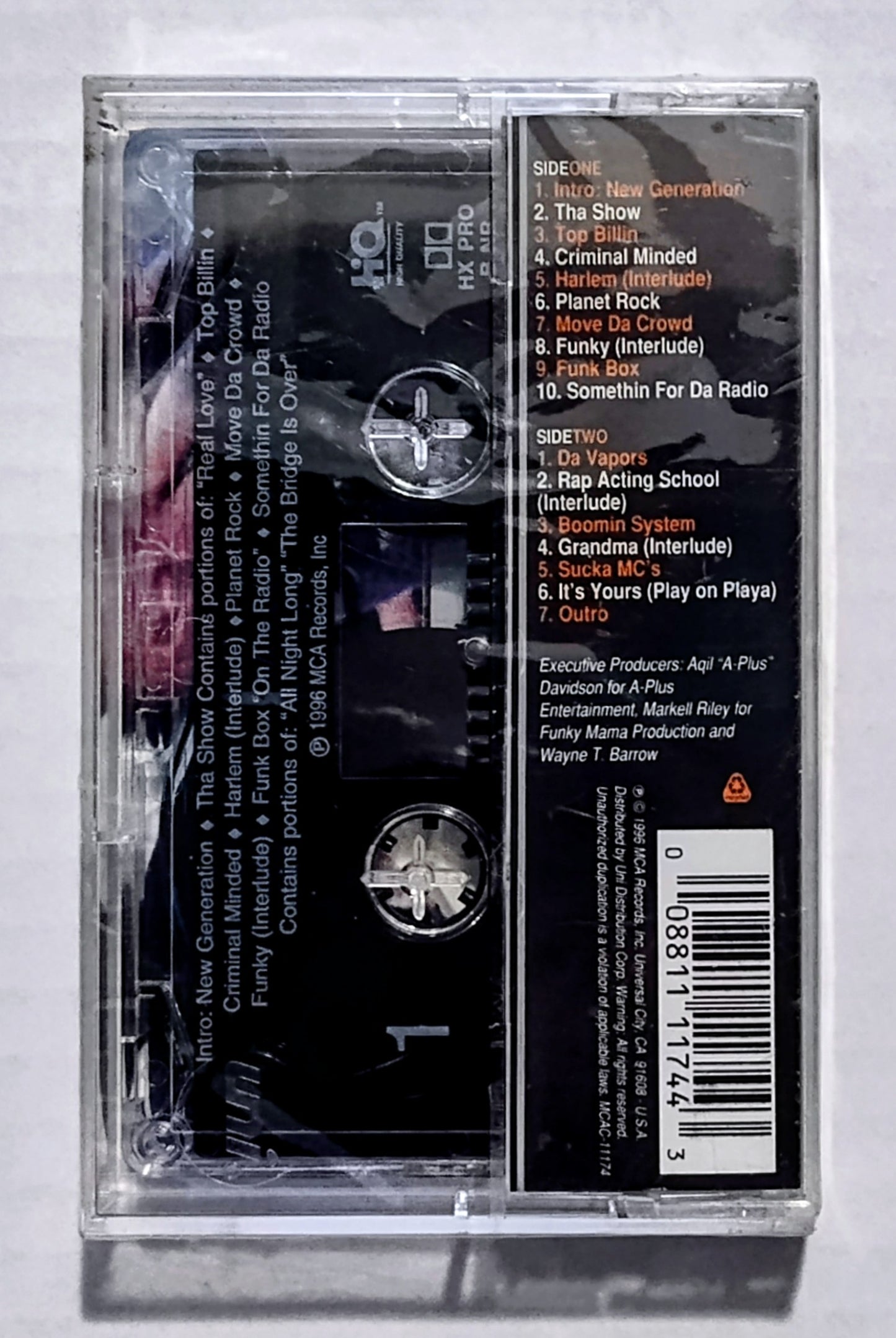 Wreckx-N-Effect - “Raps New Generation” - CASSETTE TAPE NM/M (Sealed with hype sticker; small tears in cellophane; Price written on cellophane in blue marker- can be removed with alcohol)