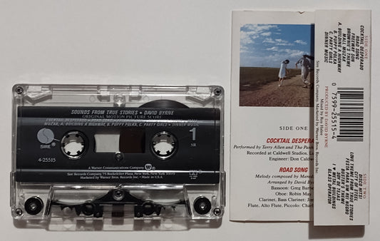 David Byrne (Talking Heads) - "Sounde From True Stories" - CASSETTE TAPE (SR; DOLBY HX PRO B NR) VG+/VG+