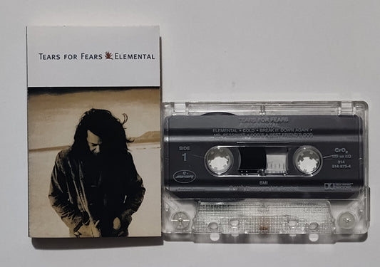 Tears For Fears - "Elemental" - CASSETTE TAPE (Chrome; DOLBY) VG+/VG