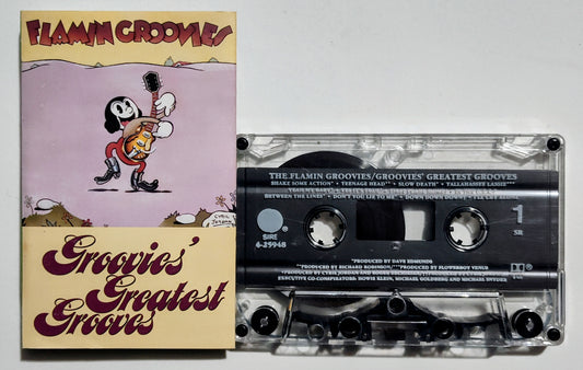 Flamin Groovies - "Groovies Greatest Grooves" - CASSETTE TAPE VG/VG+