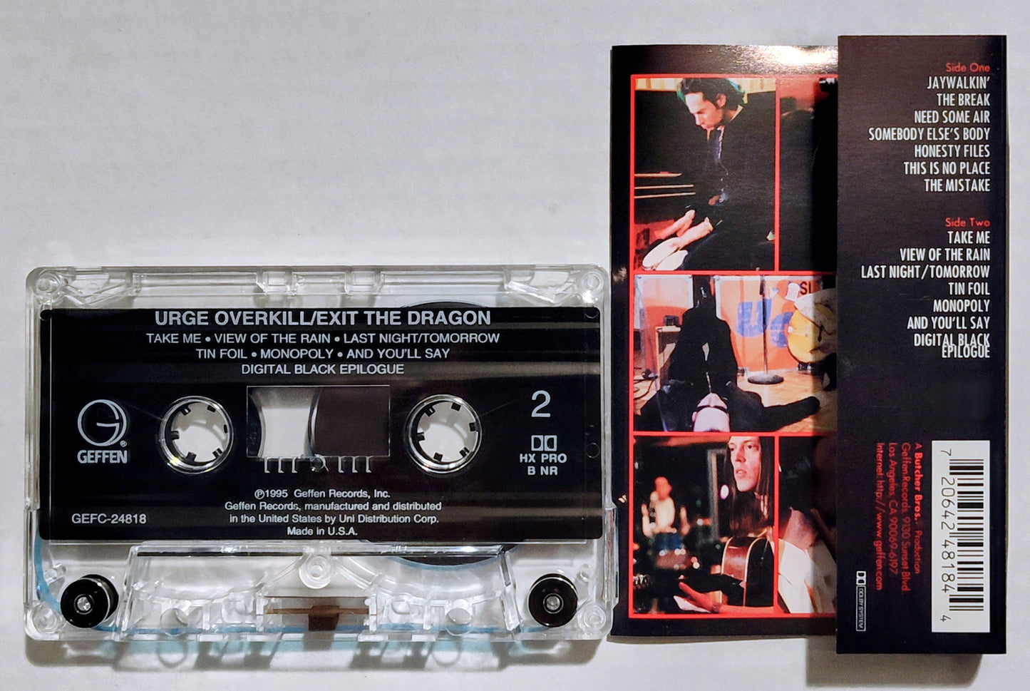 Urge Overkill - “Exit The Dragon” - CASSETTE TAPE VG+/VG+