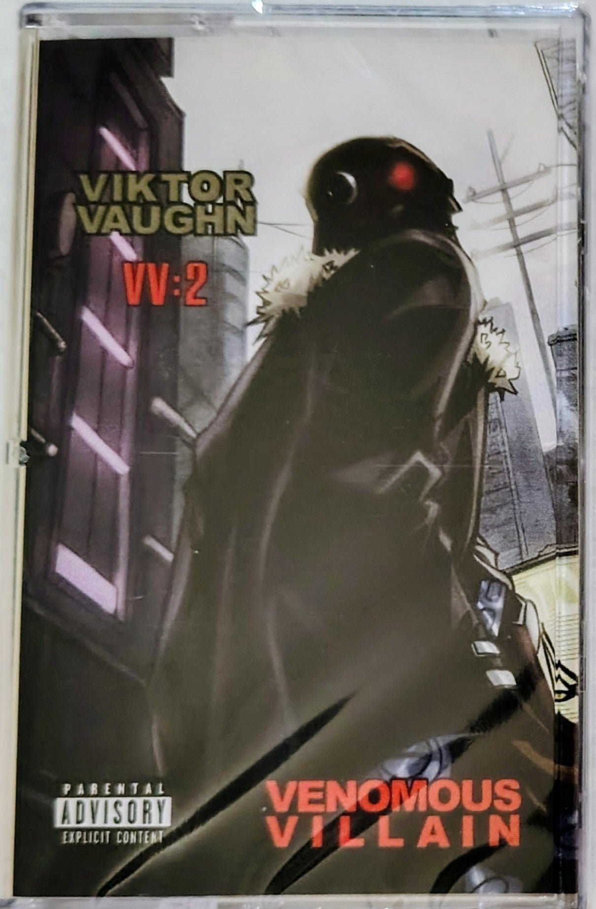 MF Doom As Viktor Vaughn - “Venomous Villain 2 (VV2)” - INDIE CASSETTE TAPE (Italy “Fan Club” Import) M/M (Sealed) [London, England]