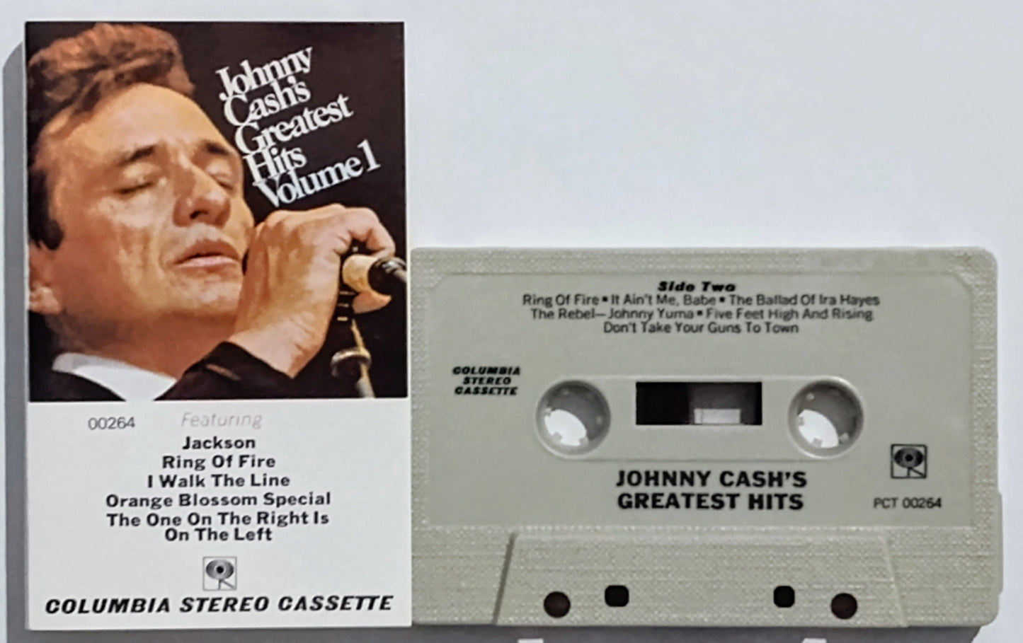 Johnny Cash - “Greatest Hits Volume 1” - CASSETTE TAPE VG+/VG+
