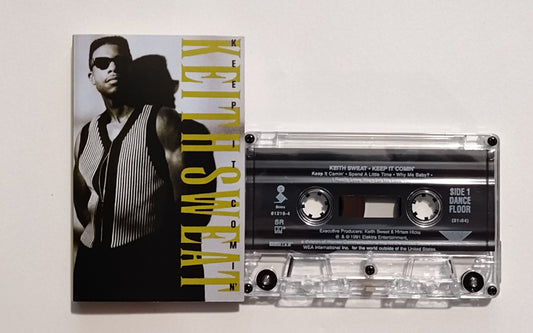 Keith Sweat - "Keep It Comin'" - CASSETTE TAPE (SR; DOLBY HX PRO; DIGalog ) VG+/VG+
