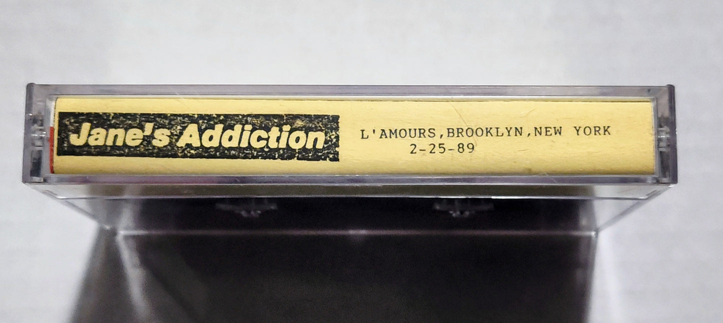 Jane’s Addiction - “L’Amours, Brooklyn, NY 2/25/89” - CASSETTE TAPE (Unofficial) NM/NM