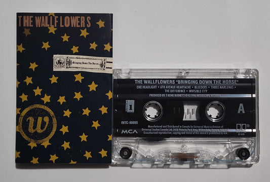 Wallflowers, The - "Bringing Down The Horse" - CASSETTE TAPE (Canada; black shell) NM/NM
