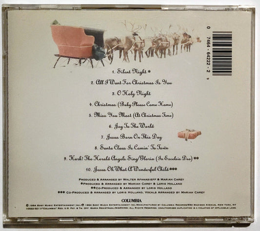 Mariah Carey - "Mariah Carey Christmas" - COMPACT DISC VG+/NM