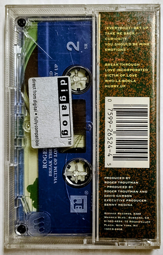 Roger - “Bridging The Gap” - CASSETTE TAPE NM/M (Sealed; cracks on front and back of case)