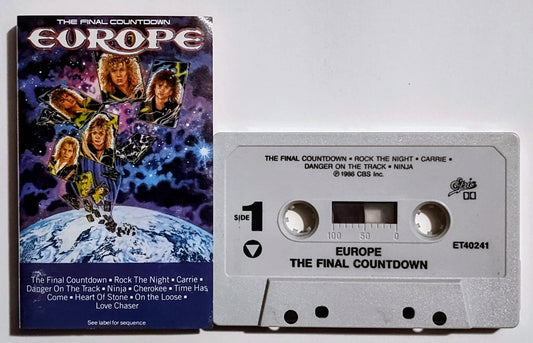 Europe - "The Final Countdown" - CASSETTE TAPE (DOLBY) VG/VG+
