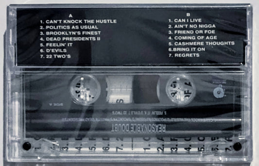 Jay-Z - “Reasonable Doubt” - CASSETTE TAPE (Italy “Fan Club” Import) M/M (Sealed)
