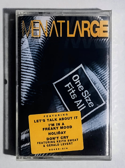 Men At Large - “One Size Fits All” - CASSETTE TAPE M/M (Sealed with hype sticker)