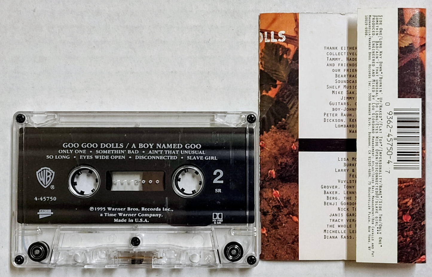 Goo Goo Dolls - "A Boy Named Goo" - CASSETTE TAPE VG+/VG