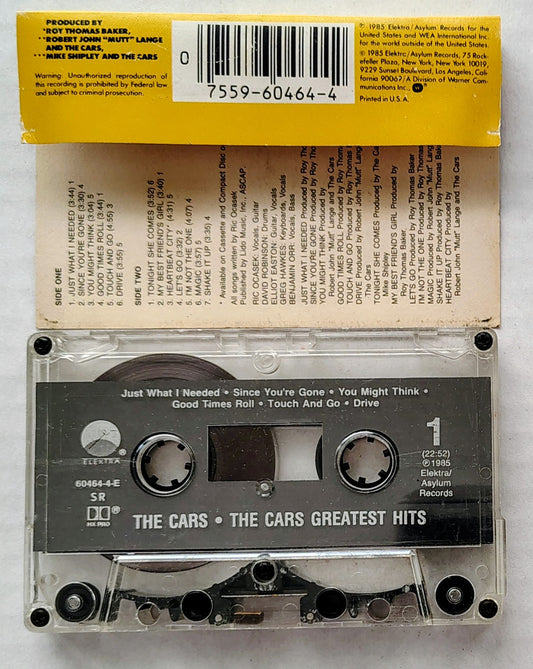Cars, The - "Greatest Hits" - CASSETTE TAPE VG/VG