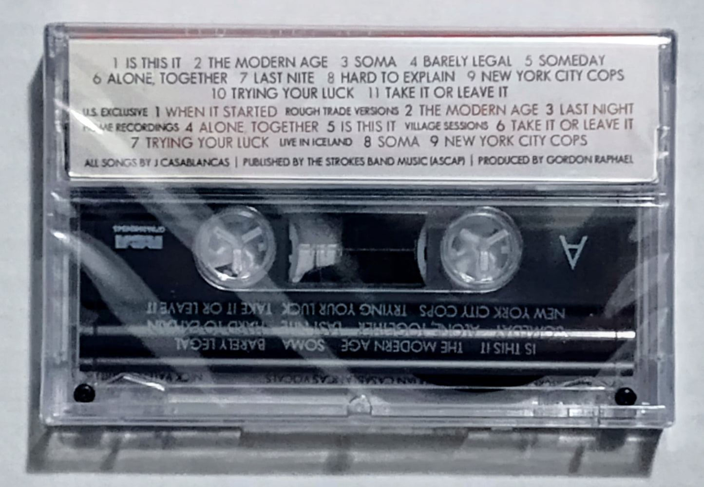 Strokes, The - “Is This It” - CASSETTE TAPE (Italy “Fan Club” Import) M/M (Sealed)