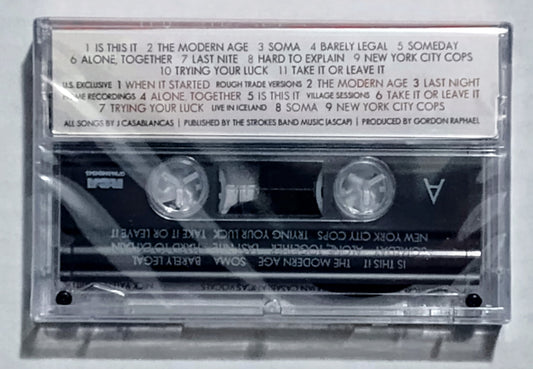 Strokes, The - “Is This It” - CASSETTE TAPE (Italy “Fan Club” Import) M/M (Sealed)