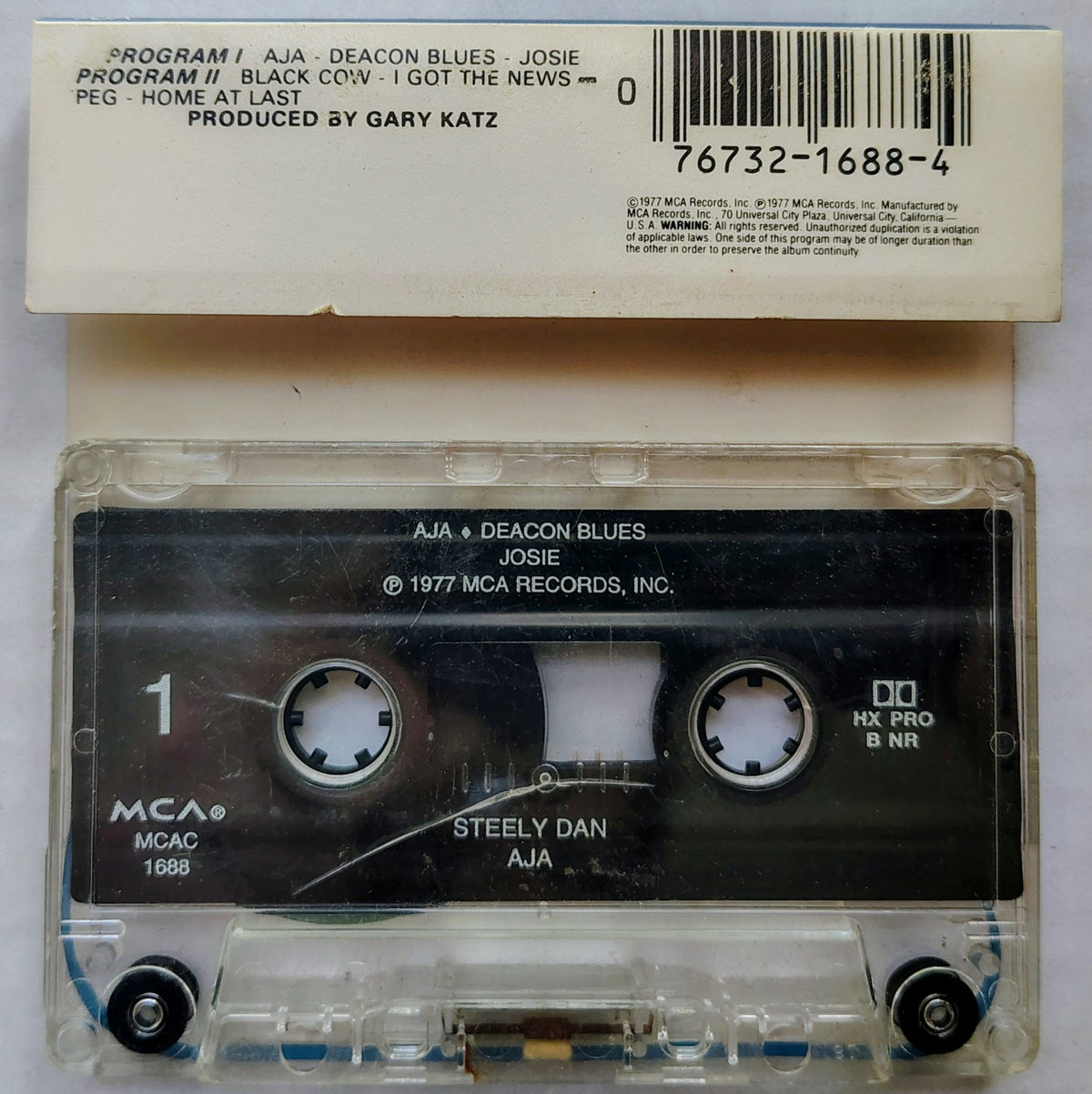 Steely Dan - “Aja” - CASSETTE TAPE G+/G+