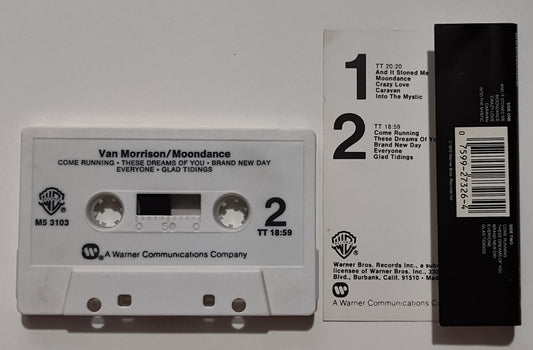 Van Morrison - "Moondance" - CASSETTE TAPE VG+/VG+