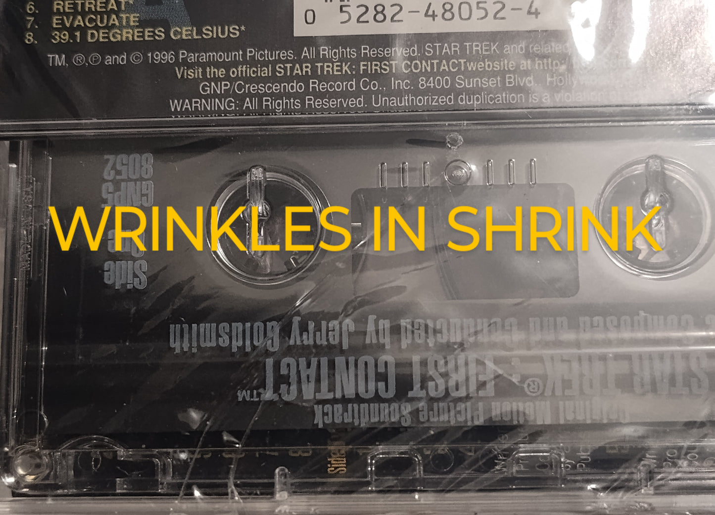 Jerry Goldsmith - "Star Trek: First Contact Original Motion Picture Soundtrack" - CASSETTE TAPE M/M (Sealed)