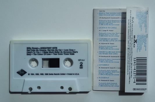 Billy Ocean - "Greatest Hits" - CASSETTE TAPE (DOLBY) VG+/VG+