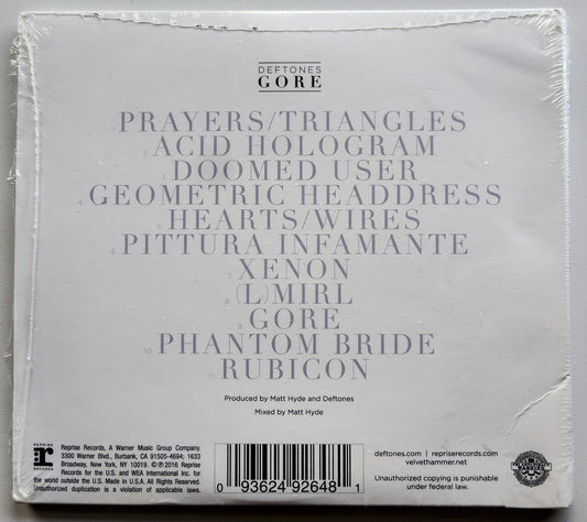 Deftones - "Gore" - COMPACT DISC NM/NM (Still in shrink)