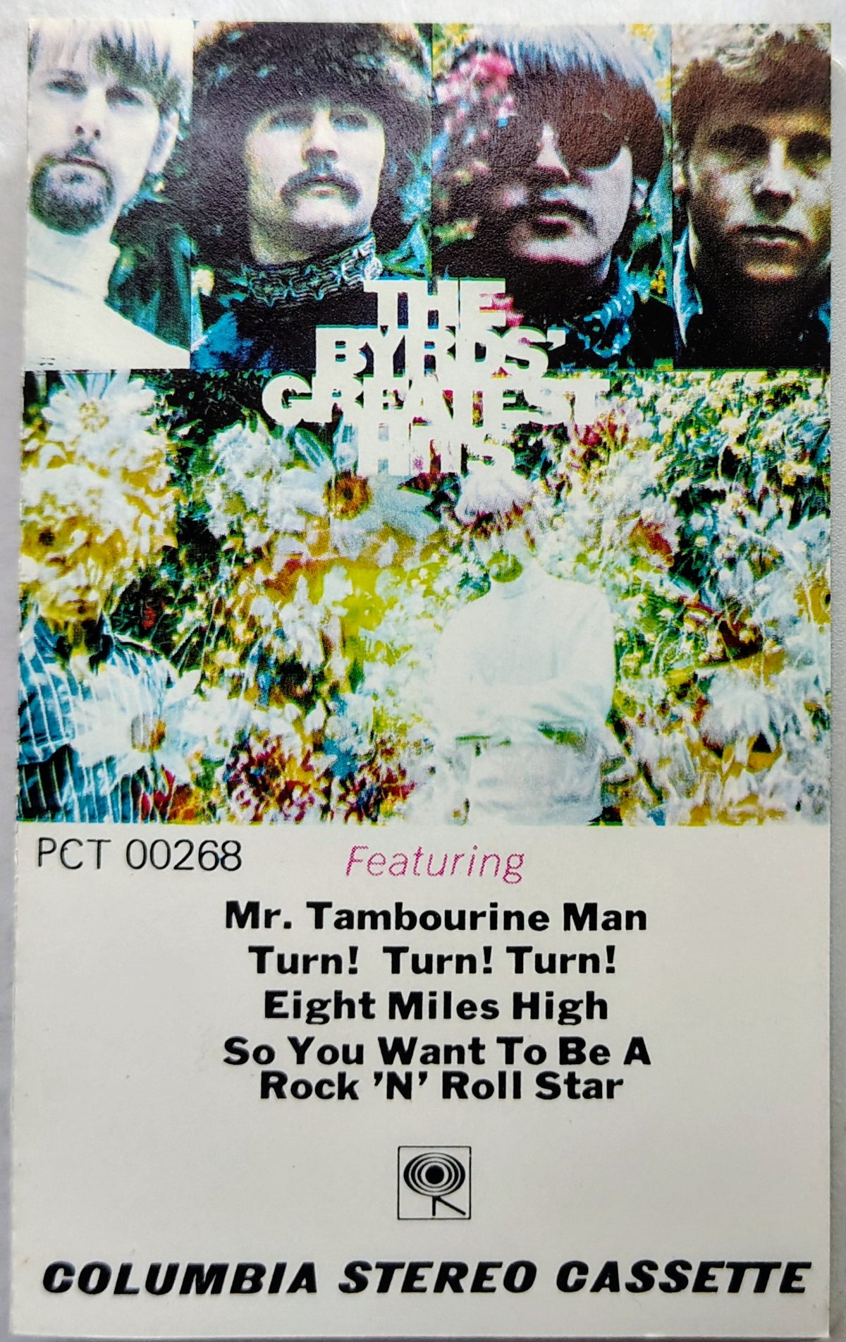 Byrds - "The Byrds Greatest Hits" - CASSETTE TAPE VG+/VG+