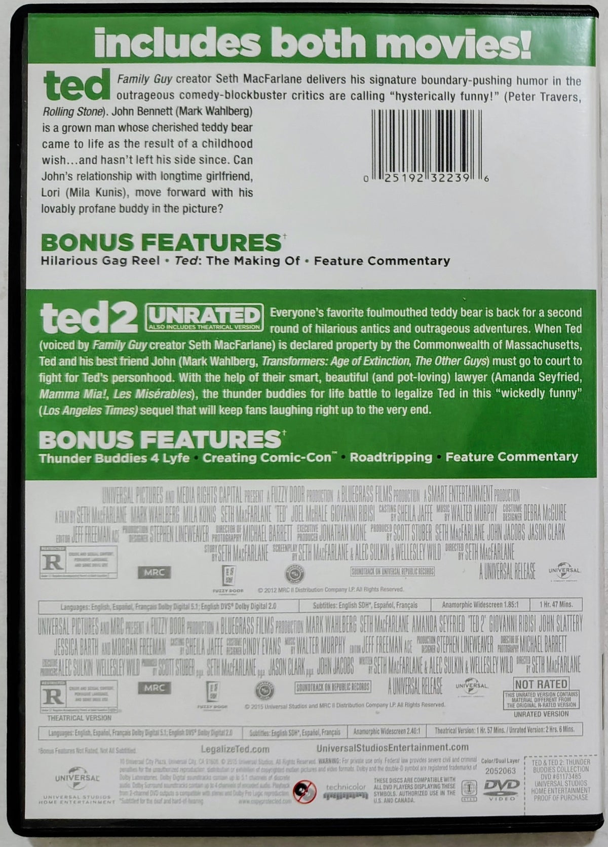 Ted & Ted 2 (Thunder Buddies Collection) DVD