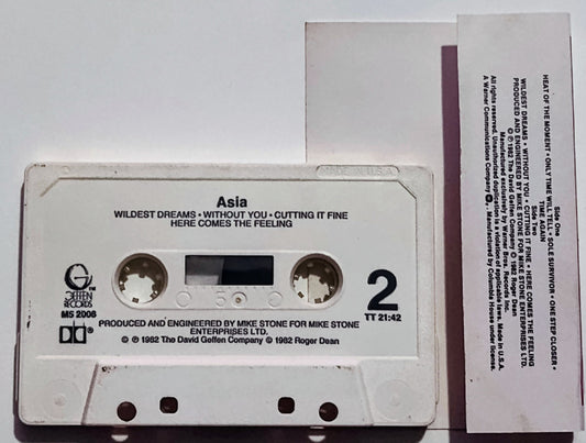 Asia - "Asia" - CASSETTE TAPE (Columbia House; DOLBY) VG/VG