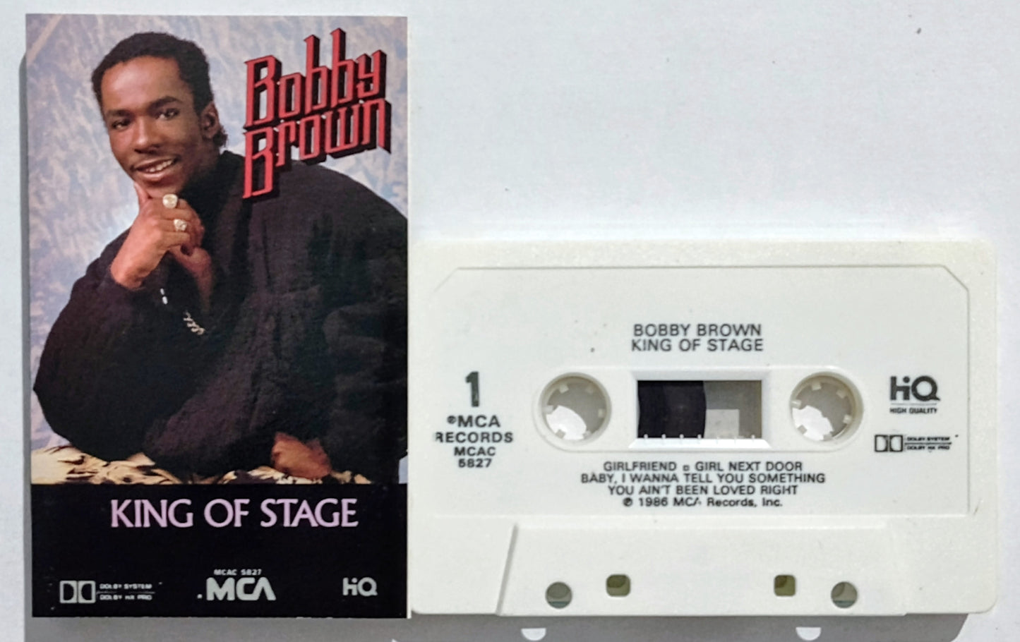 Bobby Brown - “King Of Stage” - CASSETTE TAPE VG+/VG+