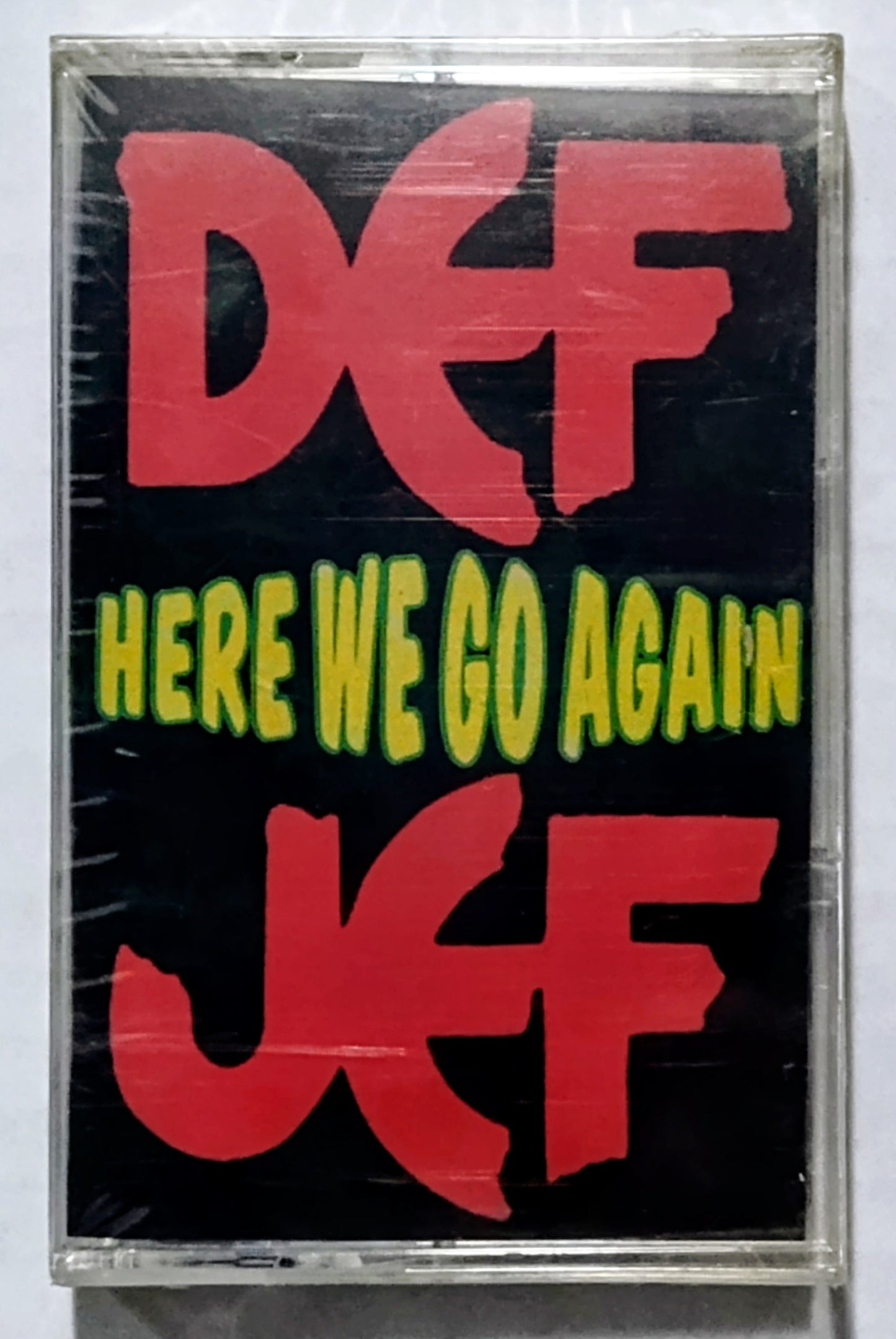 Def Jef - “Here We Go Again” - CASSETTE TAPE NM/M (Sealed; cracked back of case) [New York, NY]