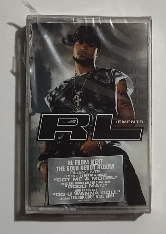 RL - "Ements" - CASSETTE TAPE VG/M (Sealed with hype sticker; multiple cracks in case)
